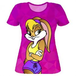 Жіноча 3D футболка Lola Bunny - PrintSalon