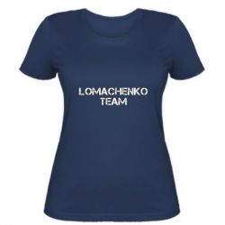 Женская футболка Lomachenko Team - PrintSalon