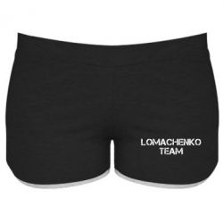 Женские шорты Lomachenko Team - PrintSalon