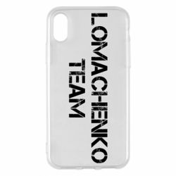 Чехол для iPhone X/Xs Lomachenko Team - PrintSalon