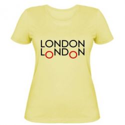 Женская футболка London - PrintSalon