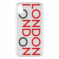 Чехол для iPhone X/Xs London - PrintSalon