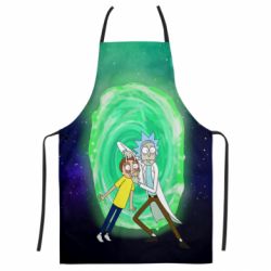 Фартух з 3D принтом Look Morty Space - PrintSalon