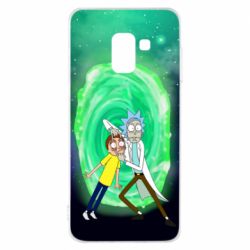 Чохол для Samsung A8 2018 Look Morty Space - PrintSalon