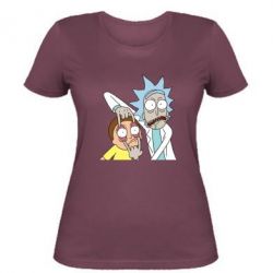 Женская футболка Look Morty - PrintSalon