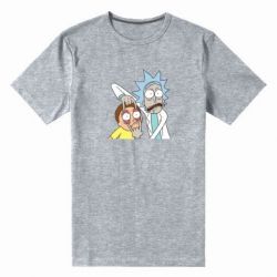 Мужская футболка премиум Look Morty - PrintSalon