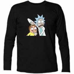Футболка с длинным рукавом Look Morty - PrintSalon