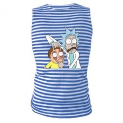 Майка-тельняшка Look Morty - PrintSalon