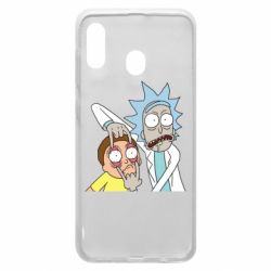 Чехол для Samsung A20 Look Morty - PrintSalon