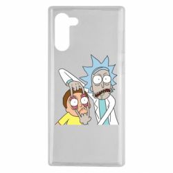 Чехол для Samsung Note 10 Look Morty - PrintSalon