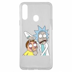 Чехол для Samsung A20s Look Morty - PrintSalon
