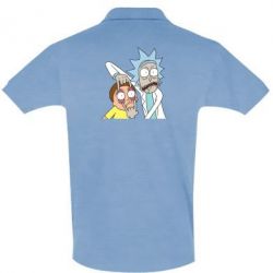 Мужское поло Look Morty - PrintSalon