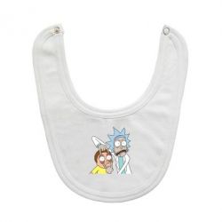 Слюнявчик  Look Morty - PrintSalon