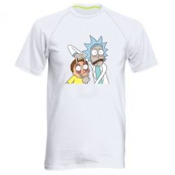 Мужская футболка для спорта Look Morty - PrintSalon