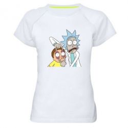 Женская футболка для спорта Look Morty - PrintSalon