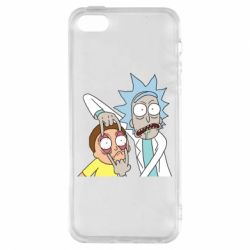 Чехол для iPhone5/5S/SE Look Morty - PrintSalon