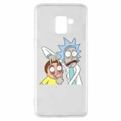 Чехол для Samsung A8+ 2018 Look Morty - PrintSalon