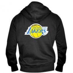 Мужское худи на молнии Los Angeles Lakers - PrintSalon