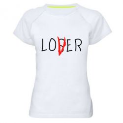 Женская футболка для спорта Loser-Lover - PrintSalon