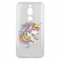 Чехол для Meizu X8 Лошадь с цветной гривой - PrintSalon