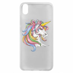 Чехол для Xiaomi Redmi 7A Лошадь с цветной гривой - PrintSalon