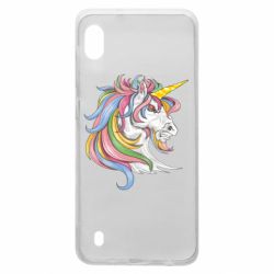 Чехол для Samsung A10 Лошадь с цветной гривой - PrintSalon