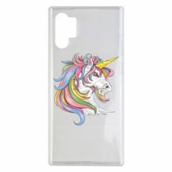 Чехол для Samsung Note 10 Plus Лошадь с цветной гривой - PrintSalon