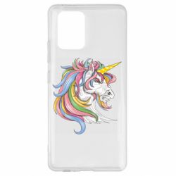 Чохол для Samsung S10 Lite Кінь з кольоровою гривою