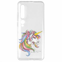 Чехол для Xiaomi Mi10/10 Pro Лошадь с цветной гривой - PrintSalon