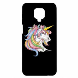 Чехол для Xiaomi Redmi Note 9S/9Pro/9Pro Max Лошадь с цветной гривой - PrintSalon