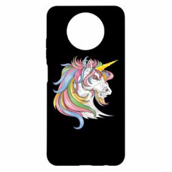 Чехол для Xiaomi Redmi Note 9 5G/Redmi Note 9T Лошадь с цветной гривой - PrintSalon