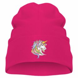 Детская шапка Лошадь с цветной гривой - PrintSalon