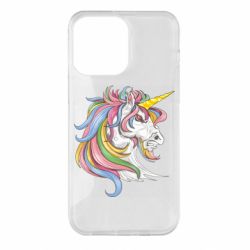 Чехол для iPhone 14 Pro Max Лошадь с цветной гривой - PrintSalon