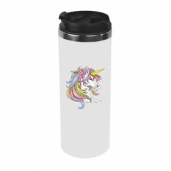 Термокружка Лошадь с цветной гривой - PrintSalon