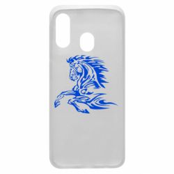 Чехол для Samsung A40 Лошадь - PrintSalon