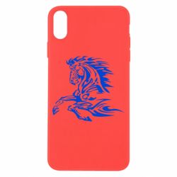 Чехол для iPhone X/Xs Лошадь - PrintSalon