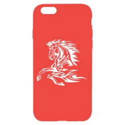 Чехол для iPhone 6/6S Лошадь - PrintSalon