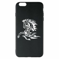 Чехол для iPhone 6 Plus/6S Plus Лошадь - PrintSalon