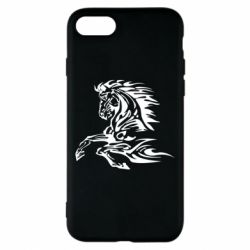 Чехол для iPhone 8 Лошадь - PrintSalon