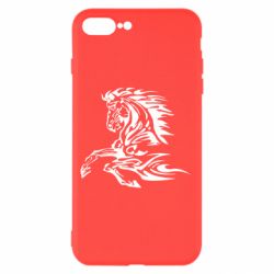 Чехол для iPhone 8 Plus Лошадь - PrintSalon