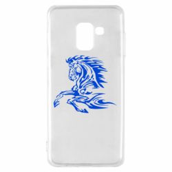 Чехол для Samsung A8 2018 Лошадь - PrintSalon