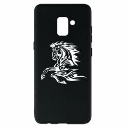 Чехол для Samsung A8+ 2018 Лошадь - PrintSalon