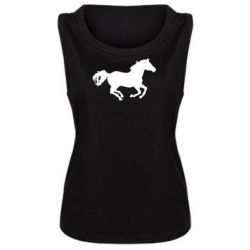 Женская майка Лошадка - PrintSalon