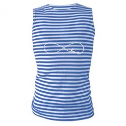 Майка-тельняшка Love Forever - PrintSalon