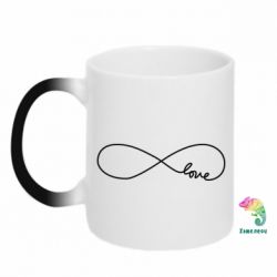 Чашка-хамелеон Love Forever - PrintSalon