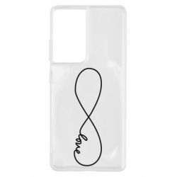 Чехол для Samsung S21 Ultra Love Forever - PrintSalon