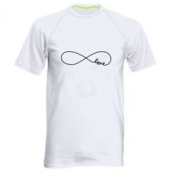Мужская футболка для спорта Love Forever - PrintSalon