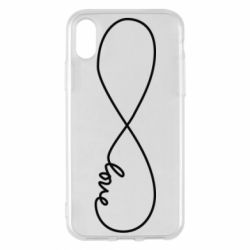 Чехол для iPhone X/Xs Love Forever - PrintSalon