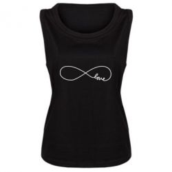 Женская майка Love Forever - PrintSalon