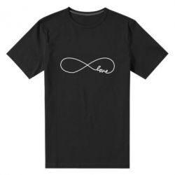 Мужская футболка премиум Love Forever - PrintSalon